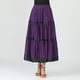 thumbnail image 4 of Falda De Salón Flamenco Vestido De Vals Swing Traje De Danza Moderna Púrpura Sunnimix Vestido de baile latino, 4 of 8