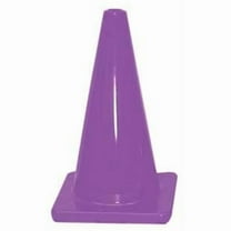 Everrich EVB-0016-6 12 in. Height Plastic Cones - Purple