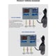 thumbnail image 4 of Termostato, Controlador de Temperatura de Salida de Humedad Digital Termostato de Refrigeración Doméstica Humidistato 10A Termómetro de Control Directo Higrómetro (DC 12V) JFHHH pequeña, 4 of 5