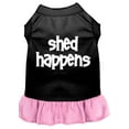 thumbnail image 4 of Dog Dress, Pet Dog  Cat Dress Screen Printed, "Shed Happens", 4 of 11