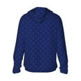 thumbnail image 3 of Balery Navy Blue Men's Women's UPF 50+ Sun Protection Lightweight Hoodie Performance Long Sleeve Shirt for Fishing Running-Medium, 3 of 9