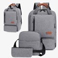 thumbnail image 1 of Sentmoon Backpack Three Piece Set, Large Student Backpack, Suitable For School And Outdoor Travel, Computer Bag For Men And Women With Large Capacity Todays Deals Clearance Sales, 1 of 3