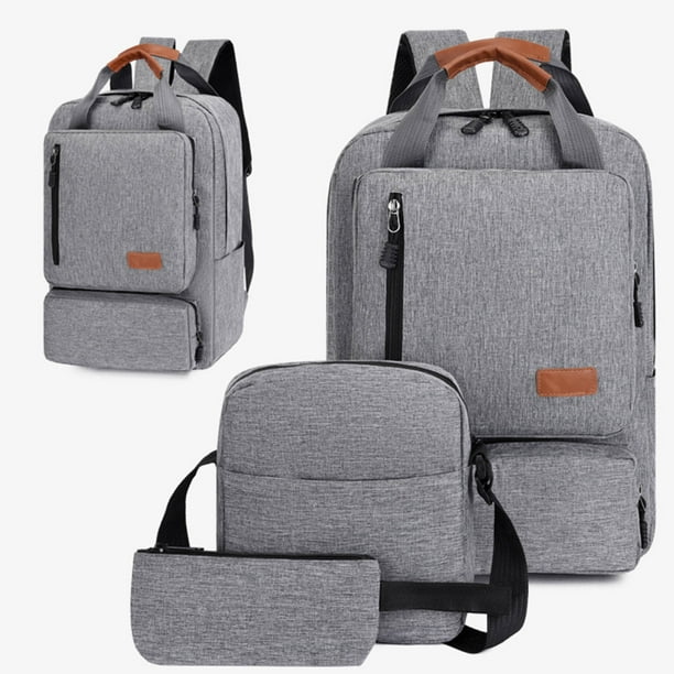 Bolsas de viaje para mujer, conjunto de tres mochilas, mochila grande para estudiantes, ideal para la escuela y viajes al aire libre, bolsa para computadora de gran capacidad para hombres y mujeres,