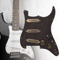 thumbnail image 4 of Vintage And Elegant SSS Loaded Pickguard, SSS Pickup Pickguard, Electric Guitar For Home, 4 of 8