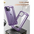 thumbnail image 3 of SUPCASE Unicorn Beetle EXO Pro Series iPhone 12 Pro Max Case 6.7" (2020 Release), Premium Hybrid Protective Clear Bumper Case for Apple iPhone 12 Pro Max With Built-in Screen Protector (Purple), 3 of 8