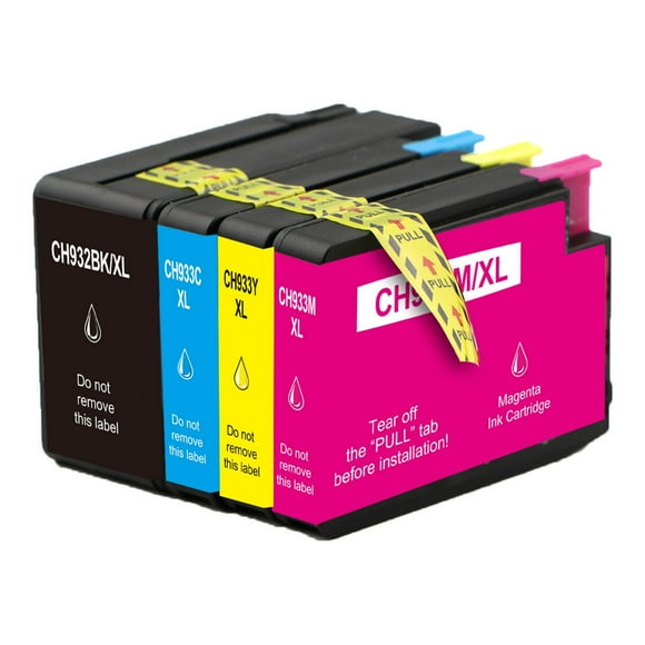 L-ink Compatible Ink Cartridge Set 932 / 933XL (Cyan, Black, Magenta, Yellow)