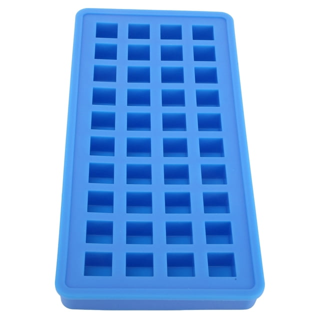 Ice Trays, Square Ice Cubes Ice Multipurpose Ice Cubes Maker Reusable Non-Stick For Coffee Shop For Home For Bar For Hotel Sky Blue