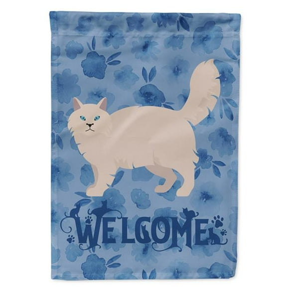 Carolines Treasures CK4981GF 11 x 0.01 x 15 in. Siberian Forest No.2 Cat Welcome Flag Garden Size