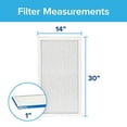 thumbnail image 2 of Filtrete 14x30x1 Air Filter, MPR 1900, MERV 13, Healthy Living Ultimate Allergen 3-Month Pleated 1-Inch Air Filters, 2 Filters, 2 of 8
