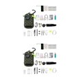 thumbnail image 3 of Greeniant Kit de caja de emergencia para supervivencia al aire libre 29 en 1, bolsa de emergencia SOS, conjunto de equipo de de ejercito verde 2piezas, 3 of 6