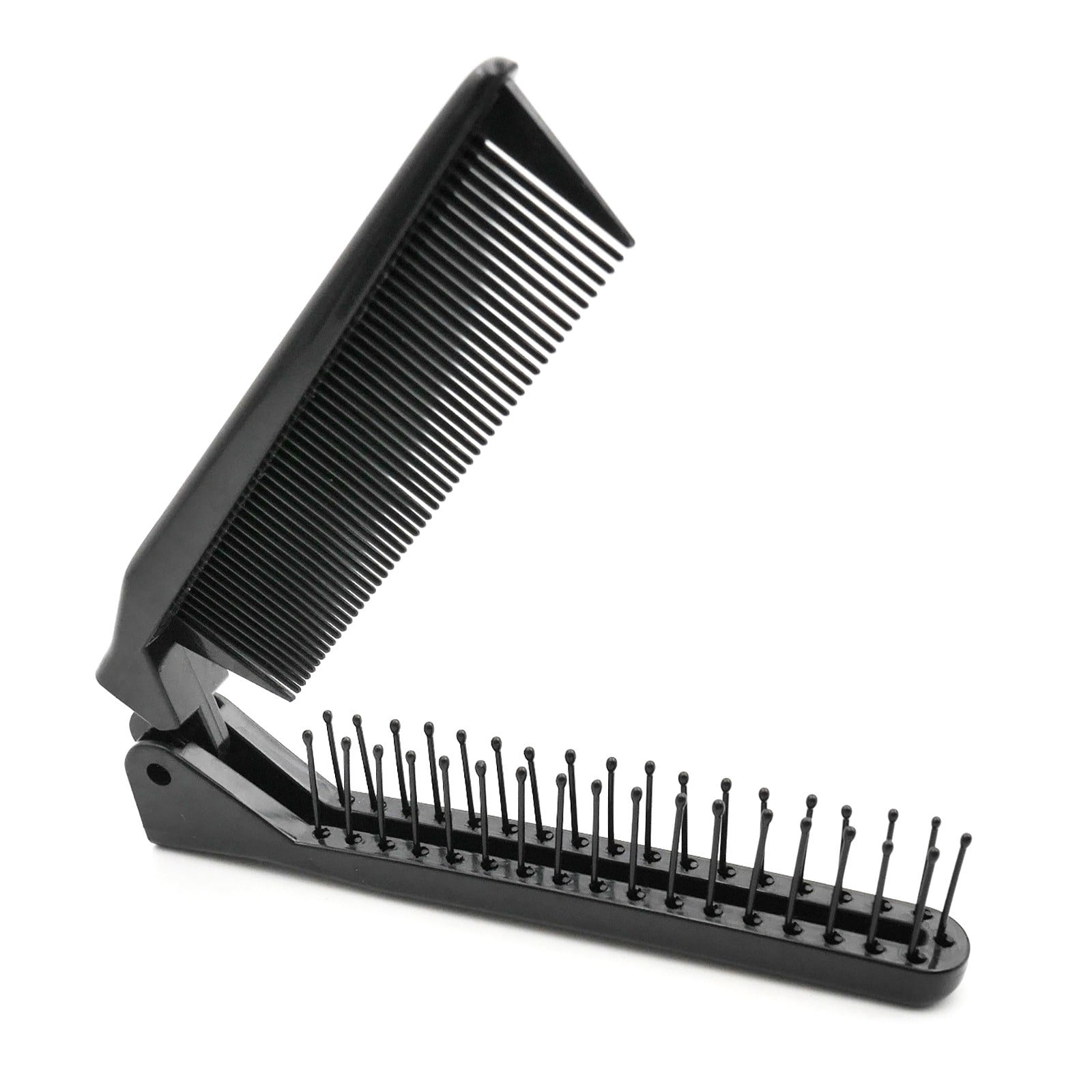 Portable Mini Foldable Comb ABS Lightweight Compact Everyday Travel Hair Styling Smooth Teeth