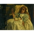thumbnail image 2 of Edward John Poynter 24x19 Black Ornate Framed Double Matted Museum Art Print Titled: The Peacock&nbsp;Fan (1864), 2 of 5