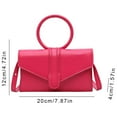 thumbnail image 3 of Sac à Main pour Femmes 2023 Sac Messager Mode Pochette Couleur Bonbon (Orange), 3 of 10