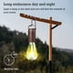 thumbnail image 3 of Paquete de 2 bombillas para tienda de campaña con pilas, luz LED vintage portátil para colgar al aire libre, colgante de huracán, iluminación de emergencia, linterna para senderismo, mochilero,, 3 of 5