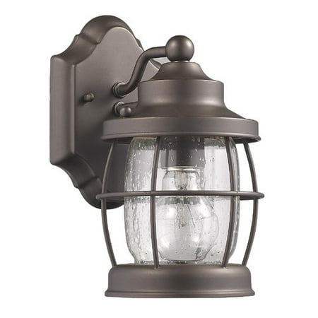 - CHLOE Lighting LUCAN Transitional 1 Light Rubbed Bronze Outdoor Wall Sconce 10