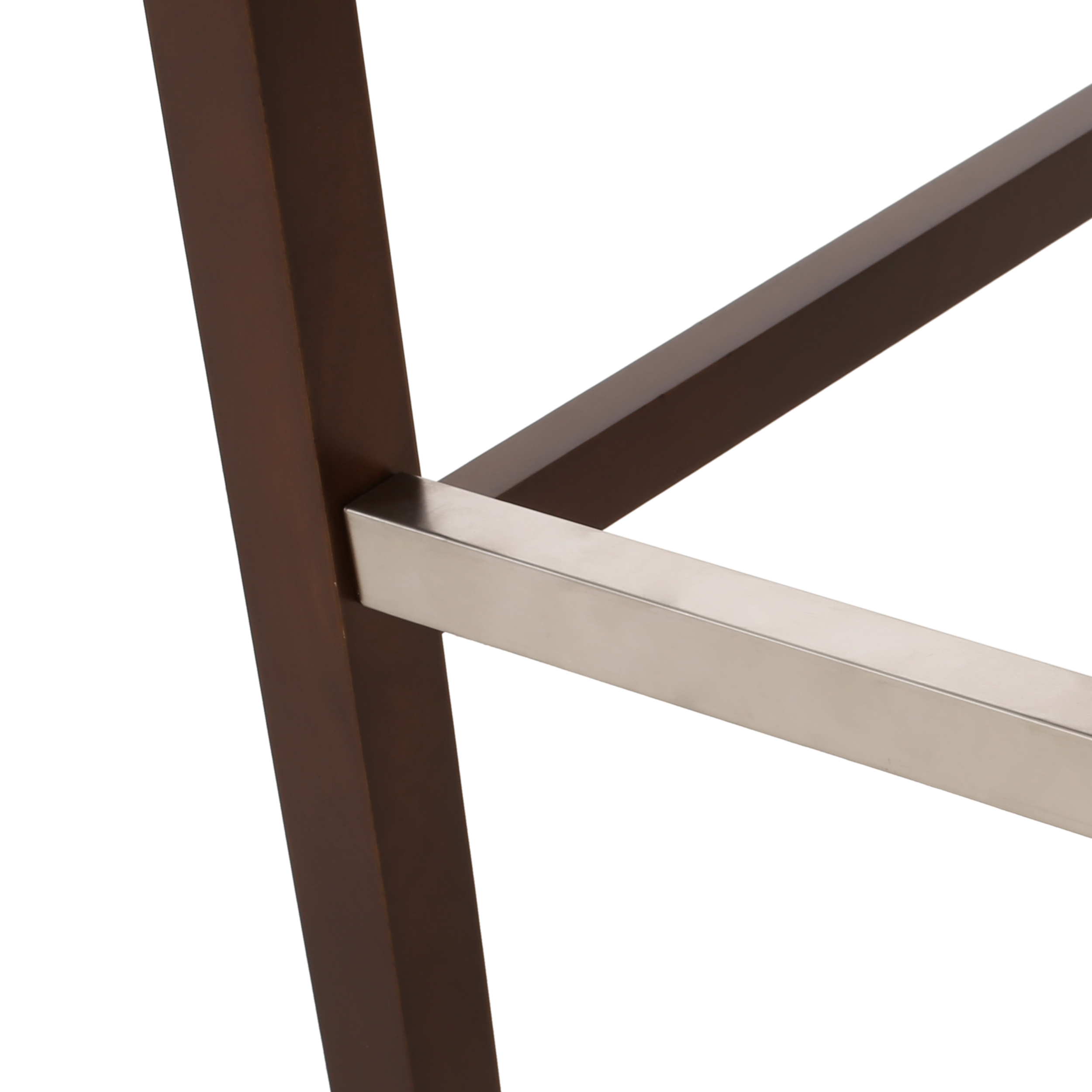 Noble House Daylanie Barstools, Cognac Brown, Espresso