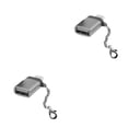 thumbnail image 1 of crativent Portable Type -c Male To USB Female Adapter Laptop Computer USB 3 .0 Aluminum Alloy USB -C Converter silver 2Set, 1 of 6