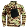 thumbnail image 1 of Wyzesi Sweatshirts d'Automne pour TTG Pull pour Hommes Col Vertical Demi-Zip Pull, 1 of 9