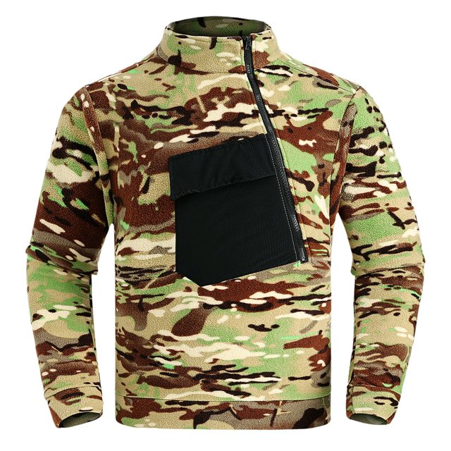 Wyzesi Sweatshirts d'Automne pour TTG Pull pour Hommes Col Vertical Demi-Zip Pull