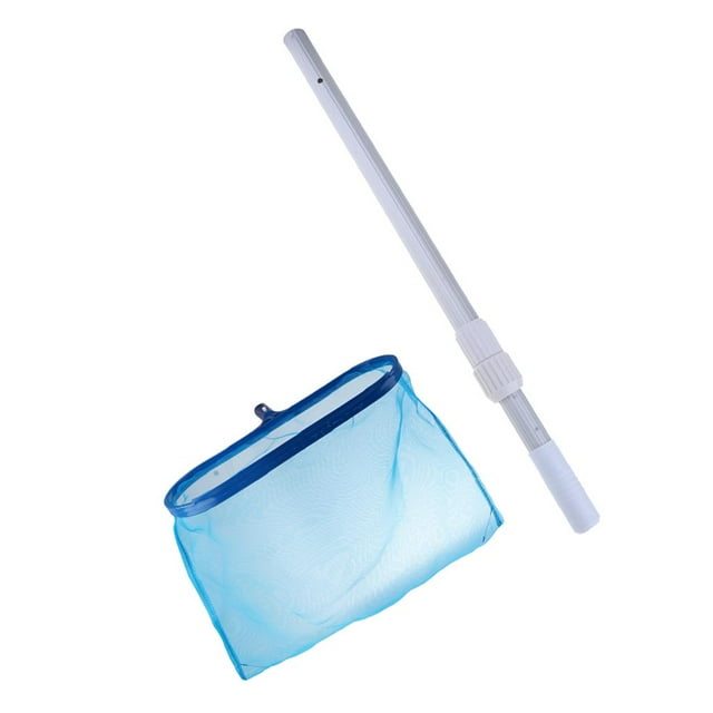 100 Cm De Aluminio Telescópico Poste Piscina Spa Hojas Colector Removedor Hoja Rastrillo Malla 40 Cm