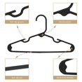 thumbnail image 4 of ACSTEP 40 Pack Kids Hangers Plastic, 11.4 Inch Non-Slip Baby Hangers for Closet, Baby Clothes Hangers for Pants Shirts Outfit Onesie, Black, 4 of 8