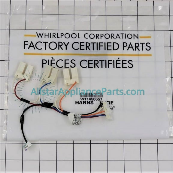 Whirlpool Washing Machine Valve Wire Harness W11458657