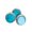Silver Dollar Blue Turquoise, variant on 3 Pieces Copper Trumpet Valves Button Replacement Set Musical Instrument Accessories For Trumpet Maintenance And Repair