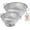 3Qrt + 5Qrt, variant on Micro-perforated Stainless Steel Colander - Dishwasher Safe (3 QT and 5 QT)