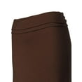 thumbnail image 5 of MixMatchy Women's Basic Foldable High Waist Regular and Plus Size Maxi Skirts, 5 of 5