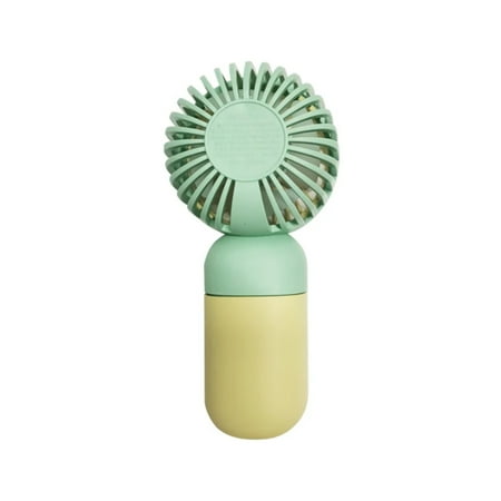 

Mini Compact Rechargeable Portable USB Handheld Fan - Cute Small Low Noise Pocket Size Handy Fan for Student Dormitory