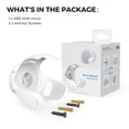 thumbnail image 5 of Yuhsdv Wall Mounted Bluetooth-compatible Speaker Holder for Echo Dot 5/4 (White), 5 of 10