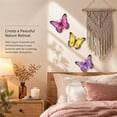 thumbnail image 6 of Topboutique Metal Butterfly Wall Decor,6 Pcs Colorful Metal Butterflies Sculpture,Butterfly Garden Decorations,Outdoor Fence Hanging Wall Art Decor for Yard Living Room Bedroom Patio Balcony, 6 of 6