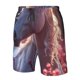 thumbnail image 4 of Balery Flower White Horse Traje de Baño Estilo Hawaiano para Hombre, Shorts de Secado Rápido con Bolsillos-Small, 4 of 6