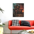 thumbnail image 4 of Gaeub Dark Skull King Throne Print Modern Canvas Wall Art Prints,Artwork Abstract Paintings,Canvas Decorative,Pictures on Canvas for Home Decorations,Wall Decor, 4 of 6