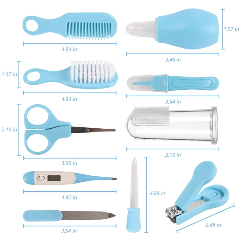 Busatia 10-in-1 Baby Healthcare & Grooming Kit, Blue photo 4