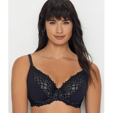 CHARNOS Black Rhapsody Low Front Balconette Underwired Bra, US 38G, UK 38F, NWOT