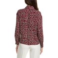 thumbnail image 2 of T Tahari womens  Button-Down Blouse, XL, Red, 2 of 3