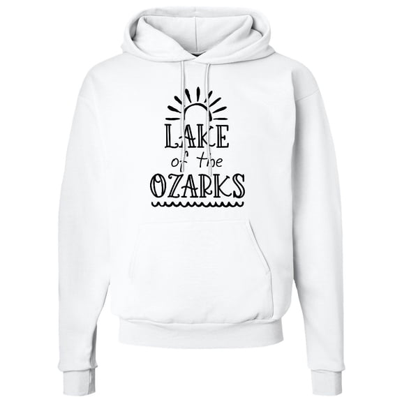 Inktastic Lake of the Ozarks Sun and Lake Adult Hoodie Sweatshirt
