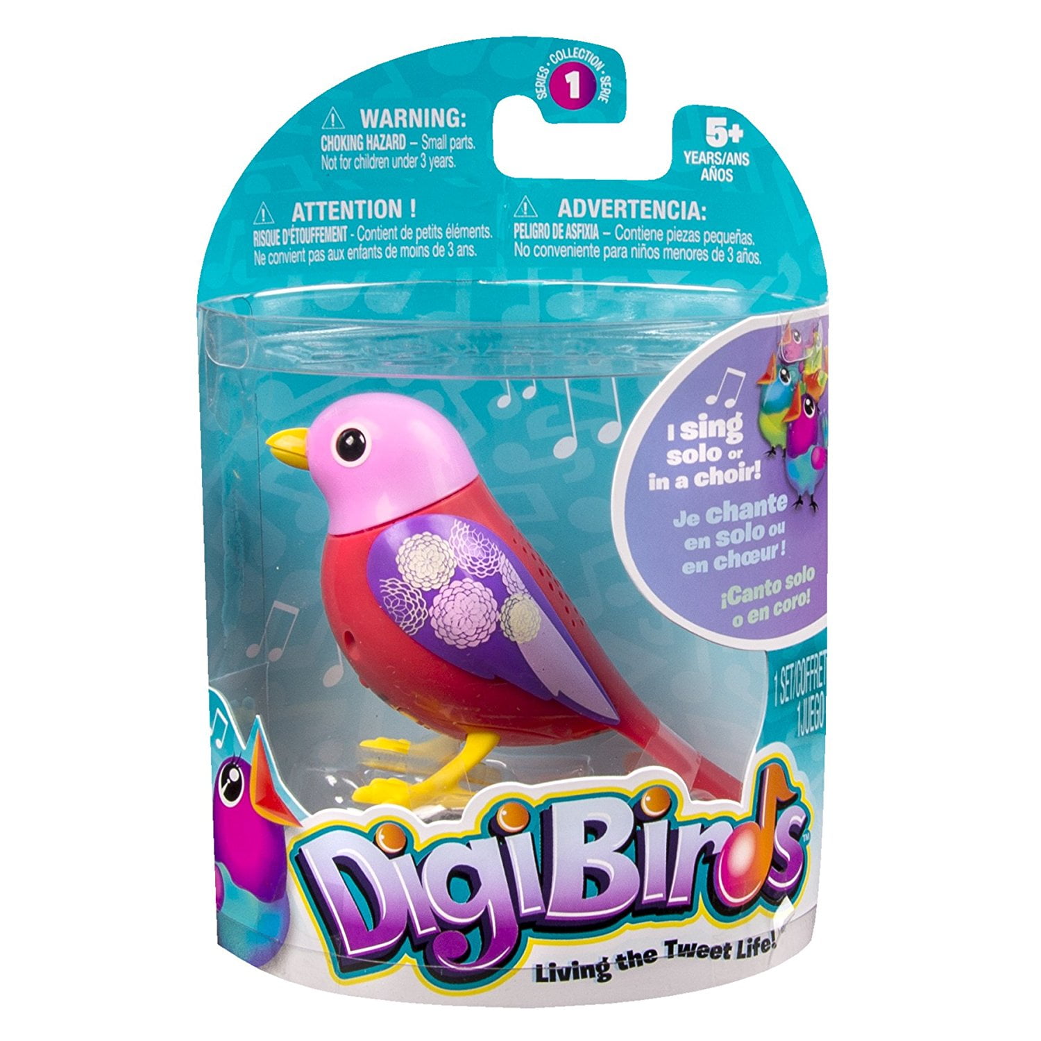 Interactive Bird Boys & Girls Toys Digibirds Whistling Sing 20 Song & Tweets 
