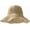 Cherry Beige, variant on Women Floppy Straw Sun Hat Wide Brim Floral Beach Hat Packable Roll up Bucket Cap UPF 50+