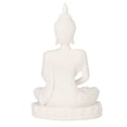thumbnail image 6 of Nieyigj Meditating Seated Buddha Statue Carving Figurine Craft, Resin Sandstone Decorative Knick-Knack for Home Foyer Office Decor, 4.3 inches / 11 cm, White, 6 of 9