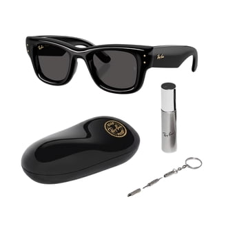Ray-Ban Men's RB4147 Polarized Brown Lens Sunglasses, Light Havana