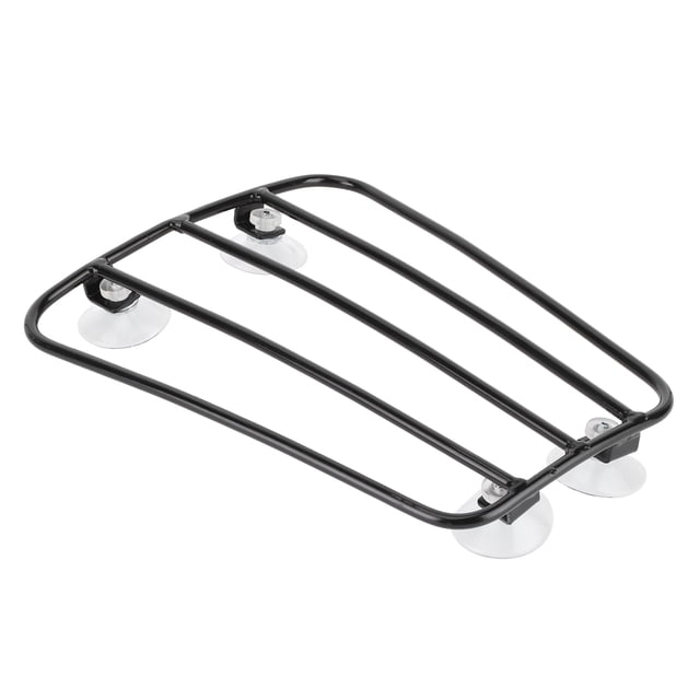 Fuel Tank Rack, Retro Style Luggage Holder Shelf,Solo Luggage Rack,Universal Suction Cup Bracket for Easy Install and Firm Fix