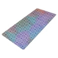 thumbnail image 2 of Abstract Geometry Rainbow Print Desk Mats Large Mouse Pad Long Keyboard Computer Rubber Base Non-Slip Mats Accessories Decor for Office Home 23.6"x47.2", 2 of 9