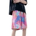 thumbnail image 2 of Beach Shorts for Men 2026 Summer Casual Floral Printed Lightweight Loose Fit Elastic Waist Wide Leg Shorts with Pockets, 2 of 4