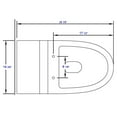 thumbnail image 2 of EAGO R-326SEAT Replacement Soft Closing Toilet Seat for TB326, 2 of 4