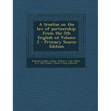 A Treatise On The Law Of Partnership From The 5th English