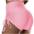 thumbnail image 1 of Abcnature Plus Size Shorts, Womens Athletic Shorts, Women High Waist Solid Color Tight Fitness Yoga Nude Hidden Yoga, Comfy Beach Shorts, Yoga Pants, Cycling Sport Shorts Pink XXL, 1 of 6