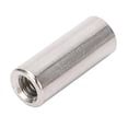 thumbnail image 4 of 20 Pcs Round Connector Nut M6x1.0 10 L25mm Rod Coupling Nuts Stainless Steel Threaded Sleeve Rod, 4 of 4