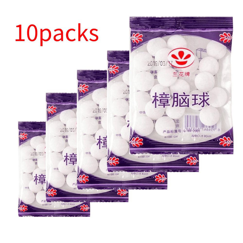 10 Packs Household Mothballs Mildewproof P8.14ills Insect Repellent